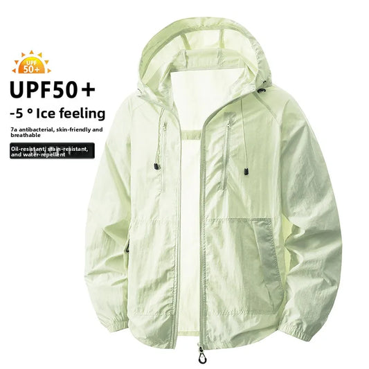 2026 New Unisex Loose Fit Summer Lightweight Hooded Sun Protection Clothing Outdoor UV Protection Casual Outerwear Skin Clothes