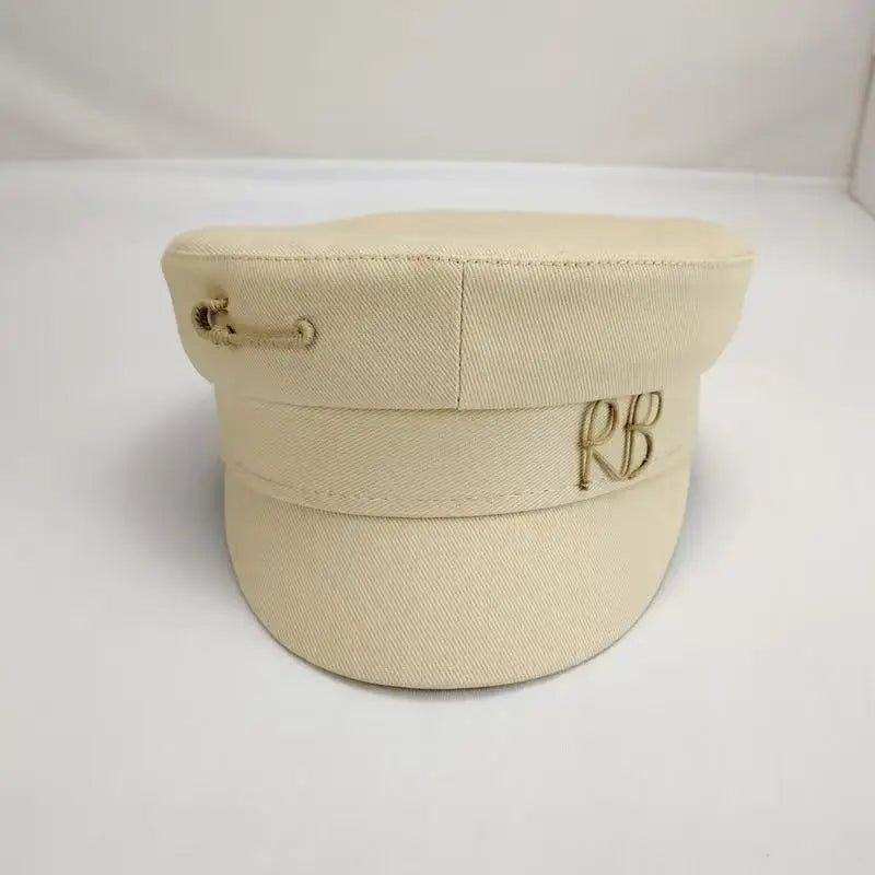 Women Ladies Luxury Design Brand Octagonal Cap Letter Military Cap Pink Khaki Newsboy Hat Fall Winter Baker Boy Cap Designer Cap