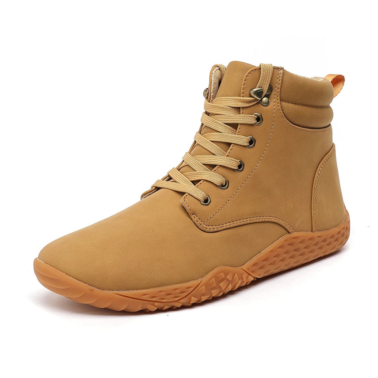 Unisex Wide Barefoot Shoes for Men Women Outdoor Trail Running Minimalist High-top Walking Shoes Lightweight and Breathable