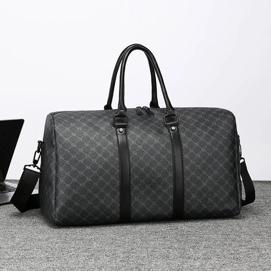 Unisex Traveling Bag Large Capacity Business Casual Travel Luggage Bag Classic Full Body Printed Handbag Shoulder Bags for Men