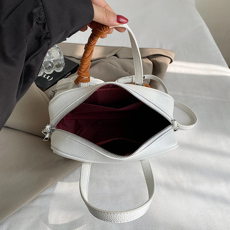 Casual Handbag 3-IN-1 Fashion Brand Messenger Bags for Women Pu Leather Crossbody Bag Lady Totes Large Capacity Travel Bag