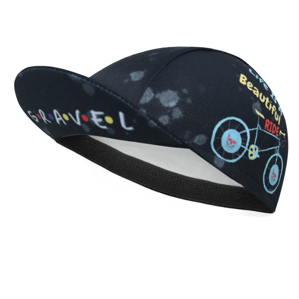 Gravel Cycling Caps Funny Road Bicycle Cap Bike Headwear Quick Drying Cycling Hat Gorra Ciclismo