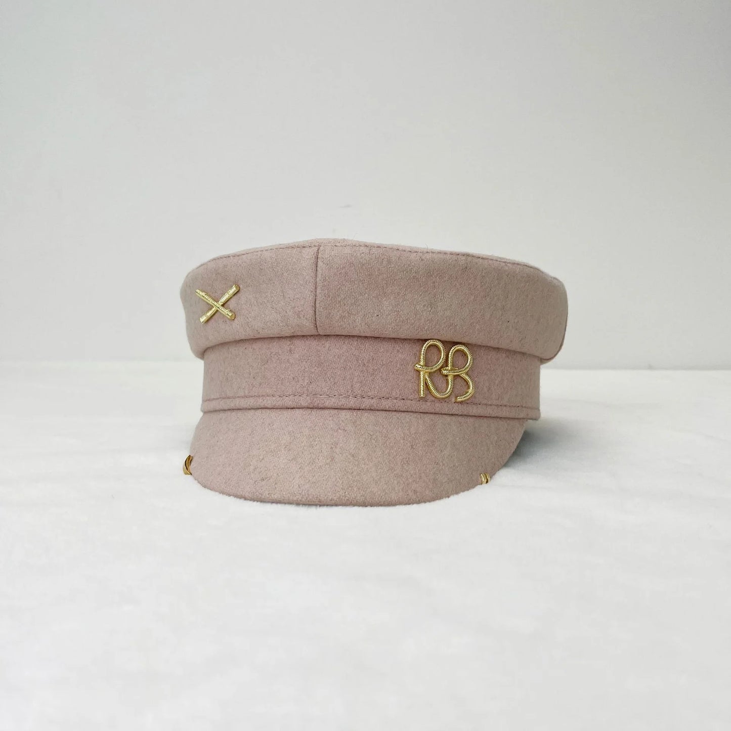 Women Ladies Luxury Design Brand Octagonal Cap Letter Military Cap Pink Khaki Newsboy Hat Fall Winter Baker Boy Cap Designer Cap