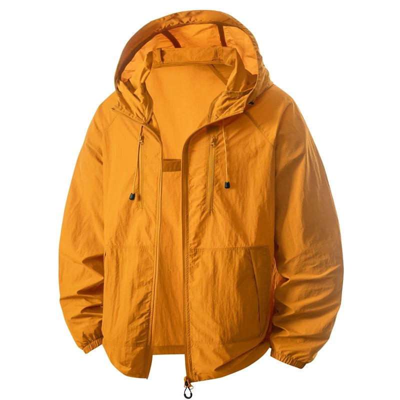 2026 New Unisex Loose Fit Summer Lightweight Hooded Sun Protection Clothing Outdoor UV Protection Casual Outerwear Skin Clothes