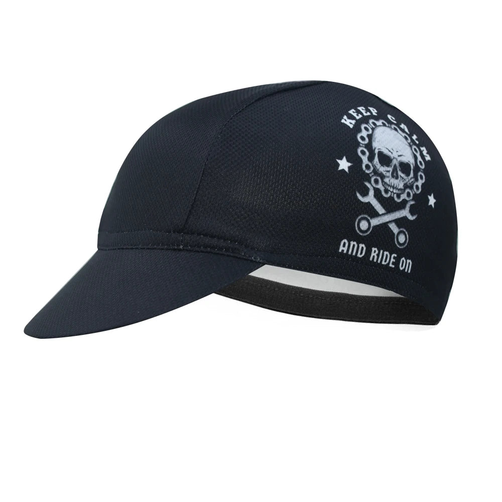 Pedal for Air Cycling Cap Funny Road Bicycle Cap Summer Breathable Black Bike Headwear Men and Women Gorra Ciclismo