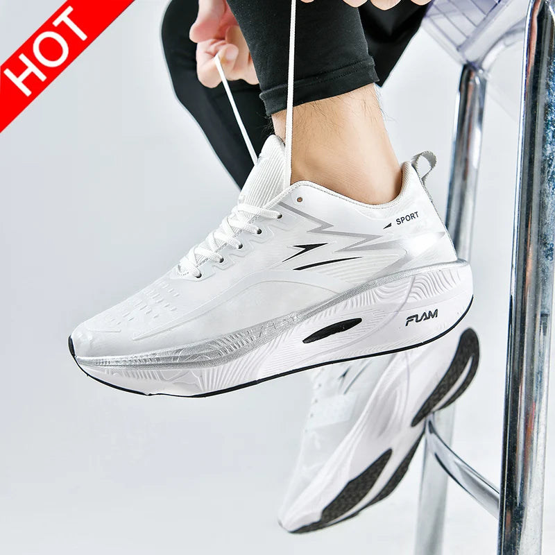 Unisex Sports Shoes Carbon Plate Walking Running Sneakers Shock-Absorbing Marathon Racing Athletics Training for Men's&Women