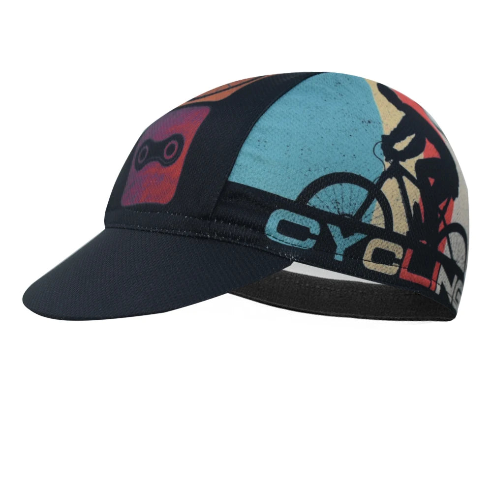 Pedal for Air Cycling Cap Funny Road Bicycle Cap Summer Breathable Black Bike Headwear Men and Women Gorra Ciclismo