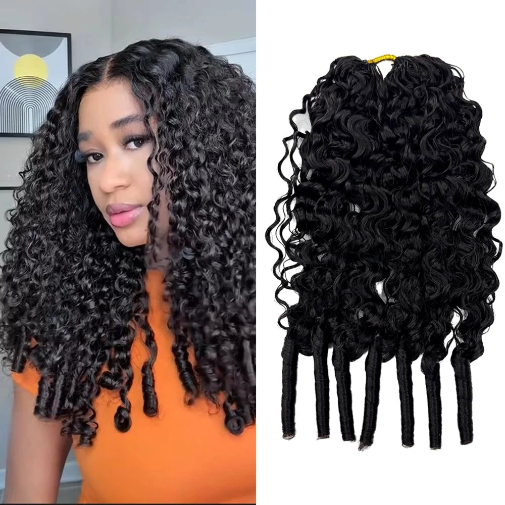 Feather Crochet Hair Extensions Burmese Curly Hair Brazilian Raw Curly Hair Water Wave Bundles Pixie Curl Bundles 100%Human Hair