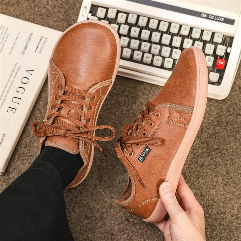 Unisex Wider Shoes Comfortable Men Barefoot Wide-toed Shoes Fashion Big Size Causal Sneakers Outdoor Breathable Men Walking Shoe