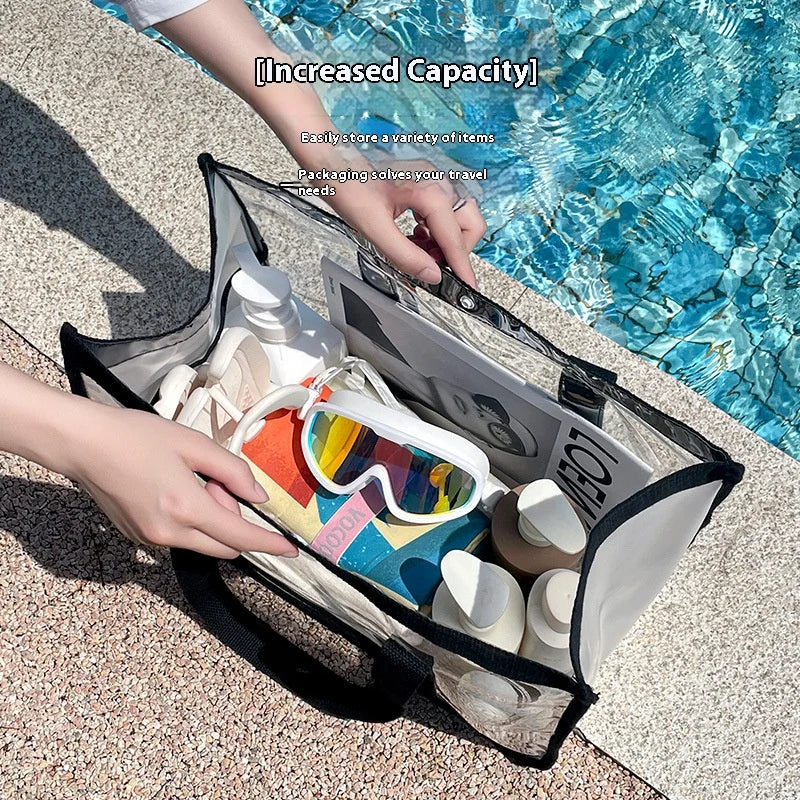 Travel bag Beach Dry Wet Double Swimming bag Portable Makeup Wash Handbag Travel Toiletry pouch Waterproof Cosmetic pouch