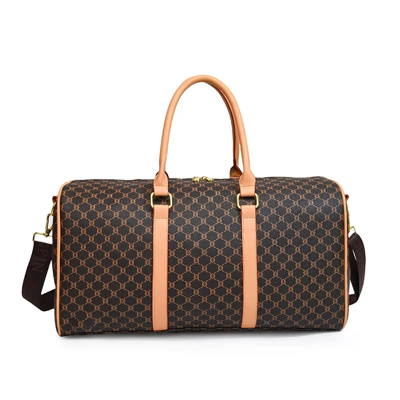 Unisex Traveling Bag Large Capacity Business Casual Travel Luggage Bag Classic Full Body Printed Handbag Shoulder Bags for Men