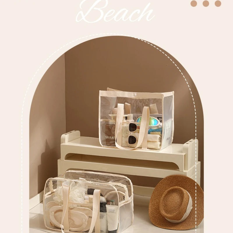 Travel bag Beach Dry Wet Double Swimming bag Portable Makeup Wash Handbag Travel Toiletry pouch Waterproof Cosmetic pouch