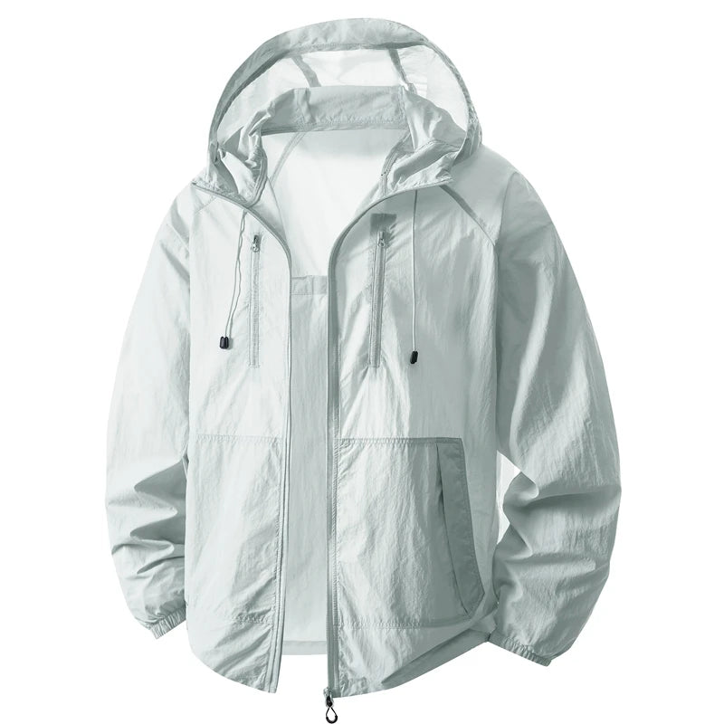 2026 New Unisex Loose Fit Summer Lightweight Hooded Sun Protection Clothing Outdoor UV Protection Casual Outerwear Skin Clothes
