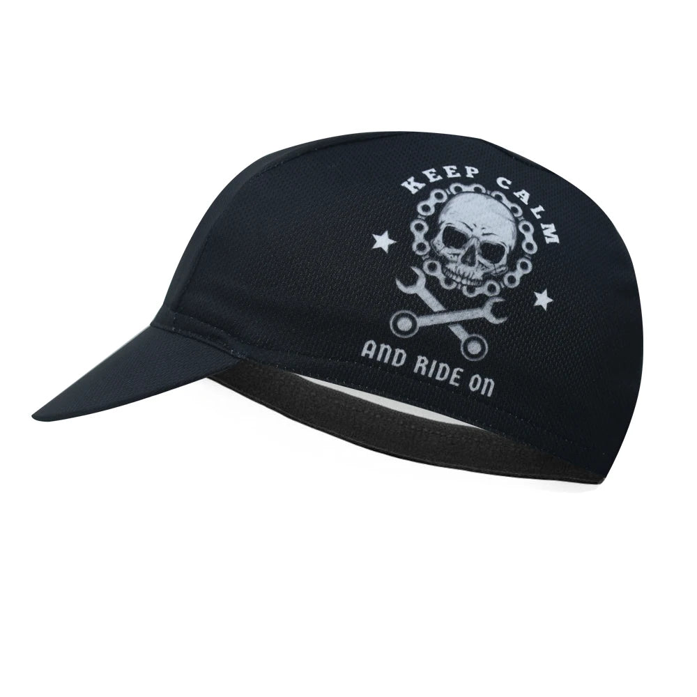 Pedal for Air Cycling Cap Funny Road Bicycle Cap Summer Breathable Black Bike Headwear Men and Women Gorra Ciclismo
