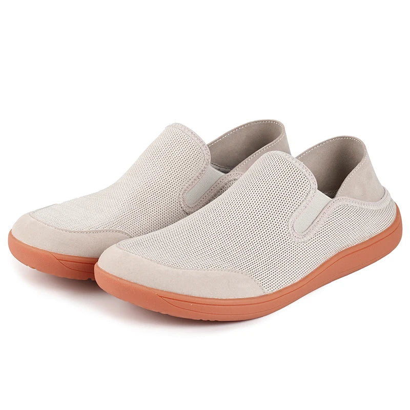 Unisex Wide Barefoot Shoes for Men Outdoor Trail Running Minimalist Men's Shoes Breathable No shoelaces Sneakers for Men