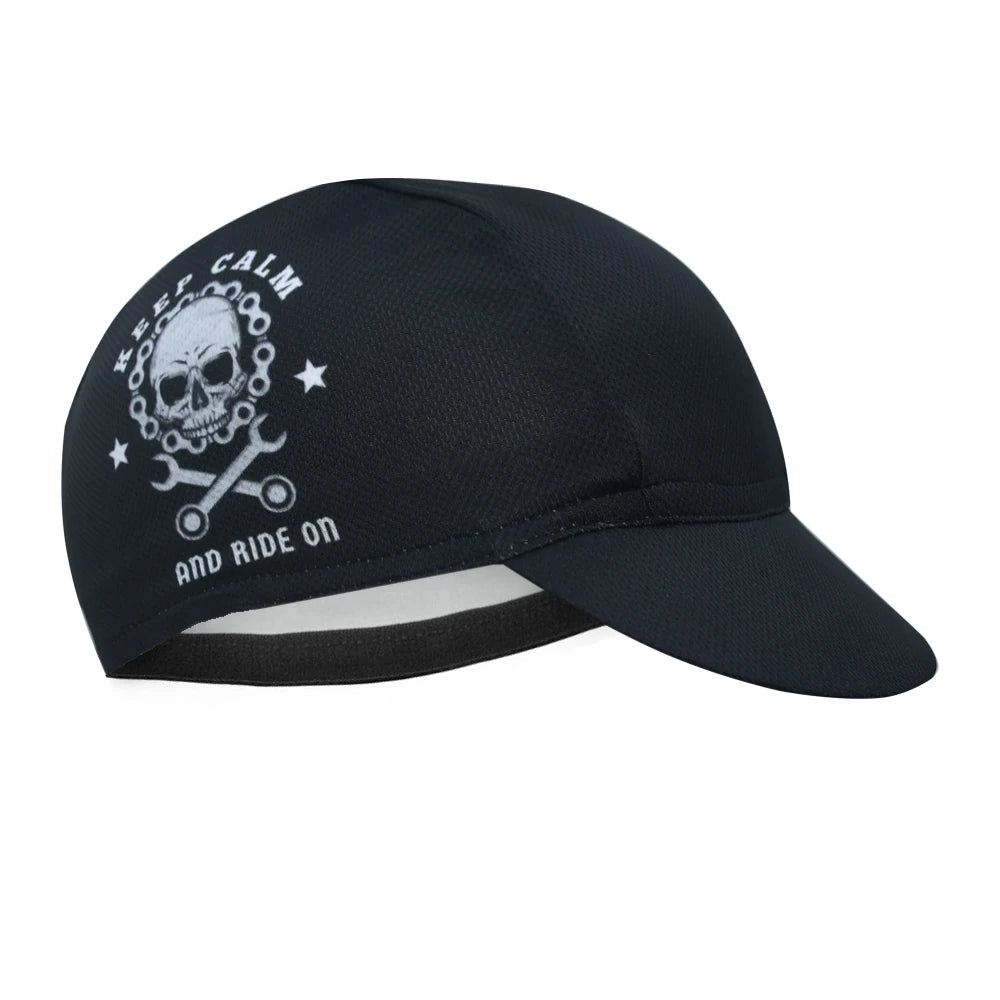 Pedal for Air Cycling Cap Funny Road Bicycle Cap Summer Breathable Black Bike Headwear Men and Women Gorra Ciclismo