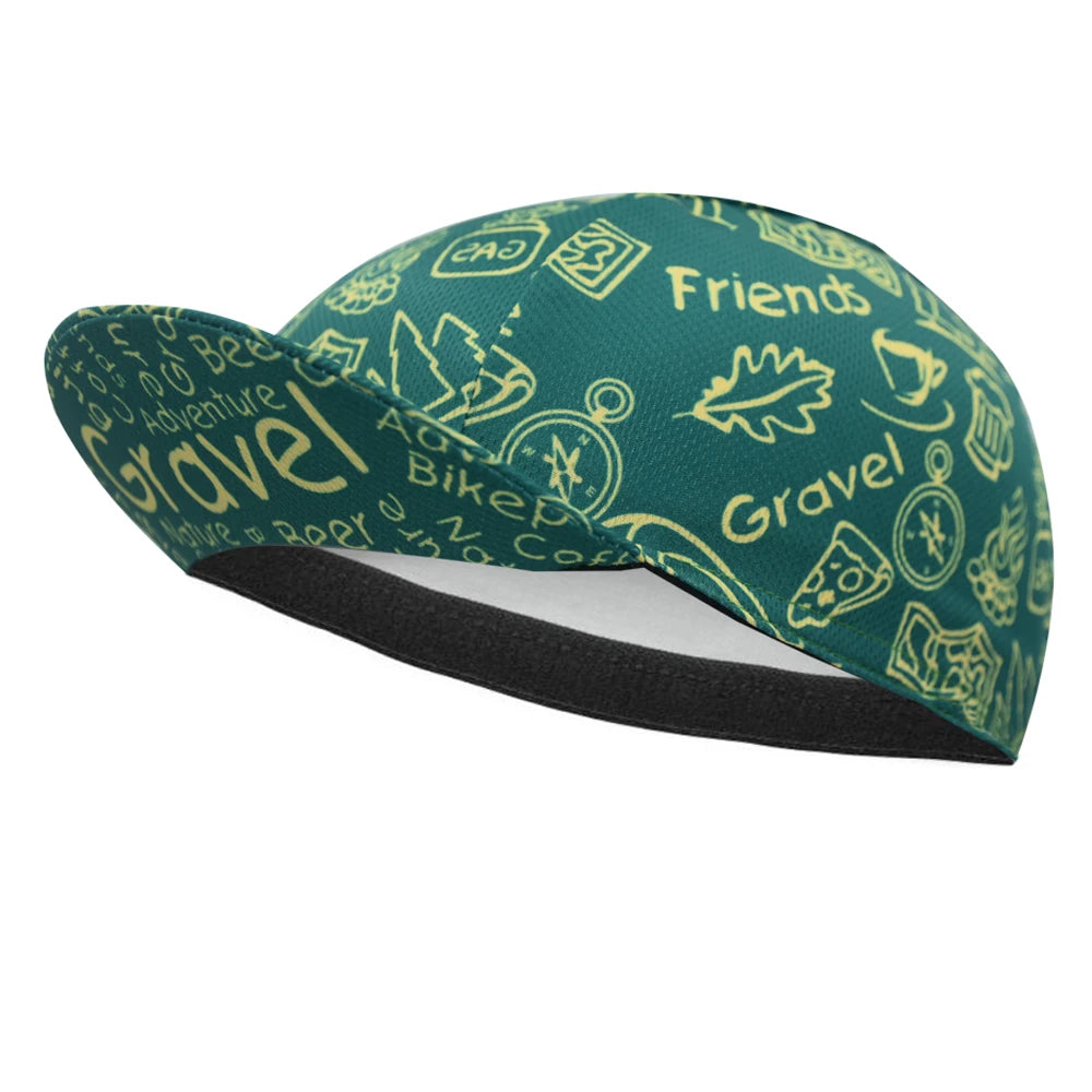 Gravel Cycling Caps Funny Road Bicycle Cap Bike Headwear Quick Drying Cycling Hat Gorra Ciclismo