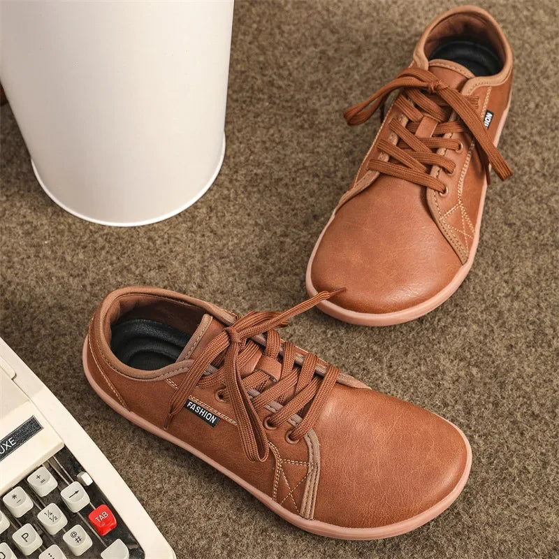 Unisex Wider Shoes Comfortable Men Barefoot Wide-toed Shoes Fashion Big Size Causal Sneakers Outdoor Breathable Men Walking Shoe